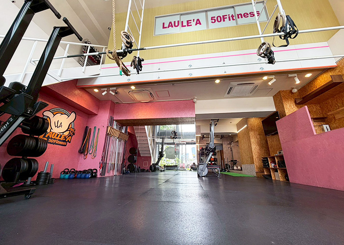 天満橋のセミパーソナルジムLAULE’A店内